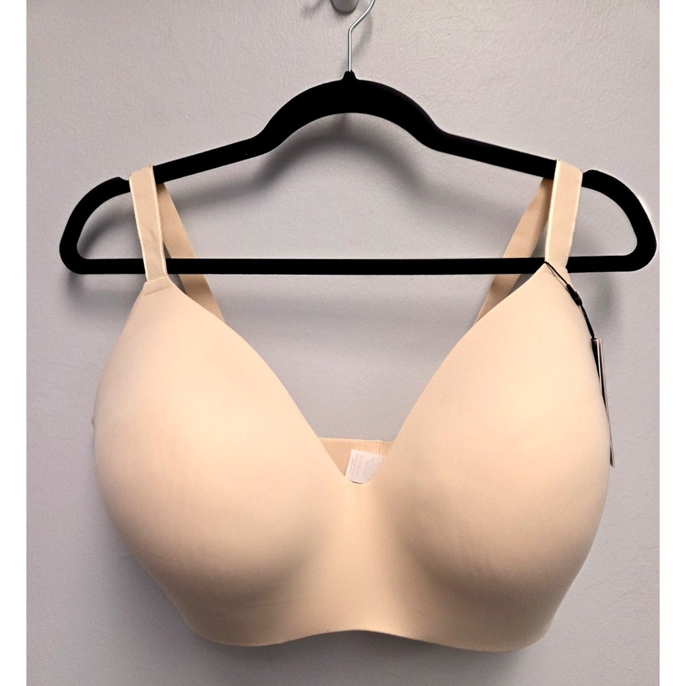 Knix Wing Woman Contour Bra Size 8++ (40G) Nude NWT Wireless Comfort Foam Cups
